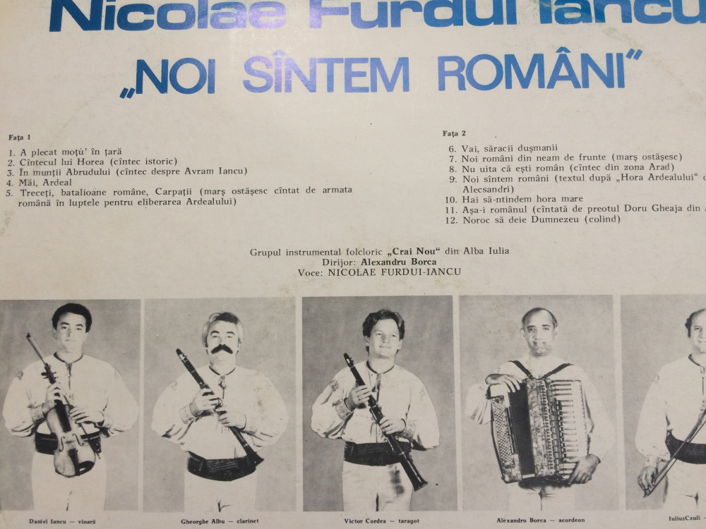 nicolae furdui iancu noi santem romani disc vinyl lp muzica populara STEPE  04081 | arhiva Okazii.ro