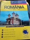 Atlas Rutier Romania - Cartographia Kft, 2005, 160 pagini, Romana/Engleza, Brosata