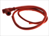 Fisa bujie, unghi: 90&deg;, filet bujie: 10/12/14mm, conexiune: SAE nut, carcasa: cauciuc, spark plug cap colour: red, wire colour: red, coil wire length: