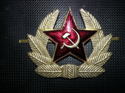 Cuc Insemn Militar Insigna Chipiu Cascheta Comunista Sovietica CCCP,T.GRATUIT foto