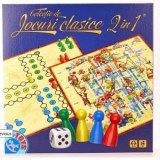 Joc de societate 2 in 1 Clasic - Ludo si Sus-jos