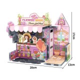 Set constructie magnetic Florarie DIY - 71 piese