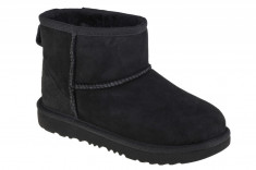 Cizme de iarna UGG Classic II Mini Kids Boot 1017715K-BLK negru foto