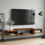 vidaXL Sistem de TV montat pe perete Montare pe perete Lemn vechi 8006003