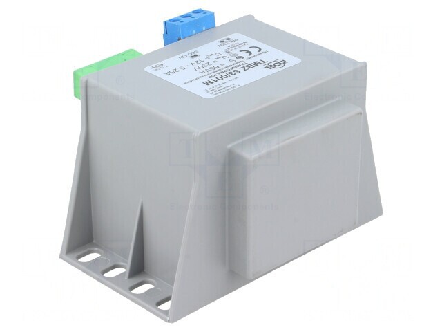Transformator &icirc;ncapsulat 63VA 230V 12V 5,41A cu șurub
