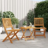 Cumpara ieftin Gossi set mobilier gradina pliabil, 3 piese, lemn masiv acacia