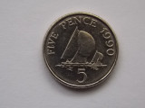 5 PENCE 1990 GUERNSEY