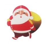 Set 10 buc ornament pentru instalatie, model mos craciun cu sac, Flippy