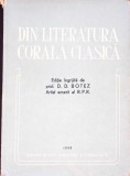 DIN LITERATURA CORALA CLASICA (PARTITURA)-D.D. BOTEZ-350091