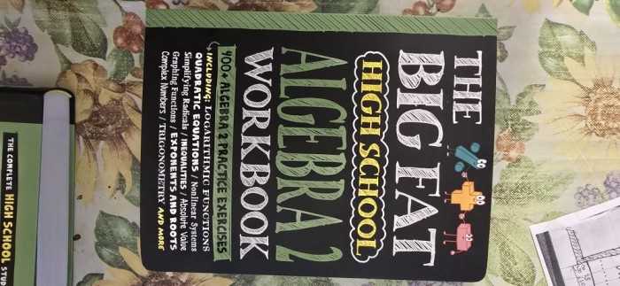 The Big Fat High School Algebra 2 Workbook
