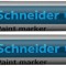 Marker Cu Vopsea Schneider Maxx 270, Varf Rotund 1-3mm - Argintiu