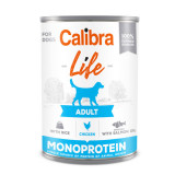 Calibra Life Mono Protein, Pui cu Orez, Conservă hrană umedă mono proteică fără cereale c&acirc;ini, (pate), 400g