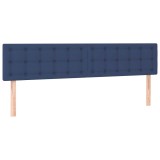 Cumpara ieftin Tablii de pat, albastru, 180x5x78/88 cm, textil