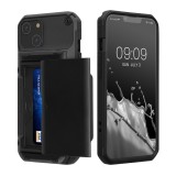 Husa Kwmobile pentru Apple iPhone 14, Negru, Plastic, KWM000022PS001C, Silicon, Carcasa