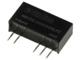 Convertor DC/DC 1W 5V -5V, protecție SCP, eficiență 87%