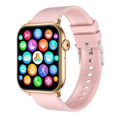 SMARTECH SmartWatch cu Display 1.96 inch, baterie 300mAh, Apel Bluetooth, Bataile inimii, Nivel oxigen, Tensiune arteriala, Moduri sport, Calorii, Vre foto
