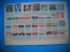 HOPCT LOT NR 546 BRAZILIA -34 TIMBRE VECHI-AMERICA LATINA-STAMPILATE/STAMPILAT