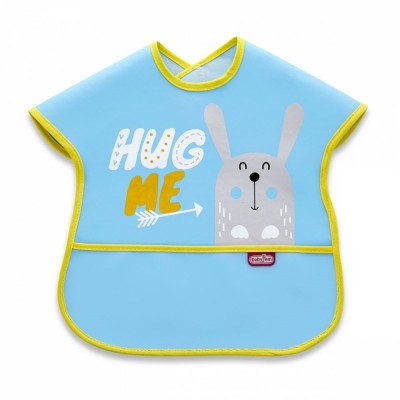 Baveta BabyJem cu buzunar Poly Large Bib (Culoare: Roz) foto