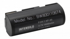 Intensilo akku pentru fuji wie np-80 u.a. 1600mah, PDR-BT2, PDR-BT2AEPSON EU85 foto