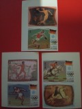 RAS AL KHAIMA, SPORT MUNICH - SERIE COMPLETĂ IMPERF. MNH