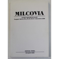 MILCOVIA , REVISTA REGIONALA DE STUDII , SERIA III , AN III , NR.6-7 , DECEMBRIE , 2008