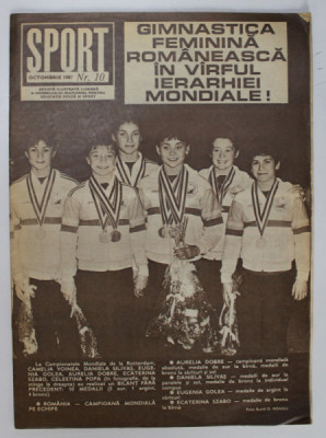 SPORT , REVISTA ILUSTRATA LUNARA A CONSILIULUI NATIONAL PENTRU EDUCATIE FIZICA SI SPORT , NR. 10 , 1987 foto