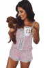 Z318-5 Pijama sexy tip salopeta, S, S/M