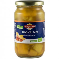 Compot Mix din Fructe Tropicale Bio 360 grame/230 grame MorgeLand