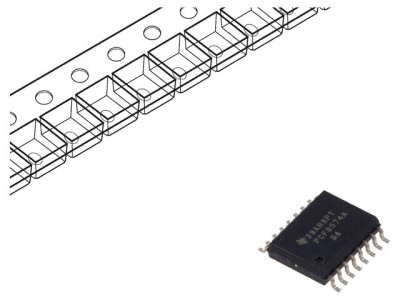 Interfaţă extensie I/O 2,5&amp;divide;6VDC I2C SMBus SMD SOIC16 foto