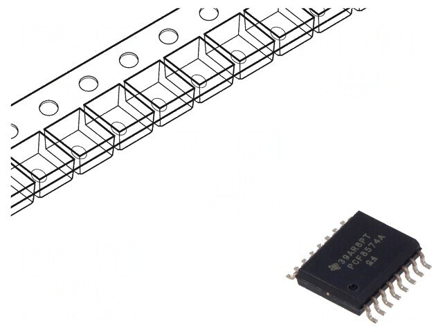 Interfaţă extensie I/O 2,5&divide;6VDC I2C SMBus SMD SOIC16