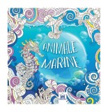 Carte de colorat Animale Marine Ilustrata Brosata Carti Pentru Copii Creativitate Adancuri Marine Didactica Publishing House