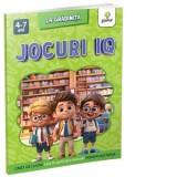 Jocuri IQ. Caiet de lucru care te ajuta sa-ti dezvolti perspicacitatea (4-7 ani)