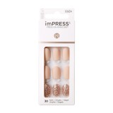 Unghii false imPress Evanesce Short Oval, 30 bucati, Kiss