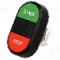 Intrerupator dublu, 22mm, seria MPD, IP66, ABB - 1SFA611133R1106
