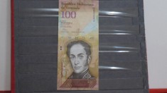BANCNOTA VENEZUELA - 100 BOLIVARES - 2015 - a UNC.