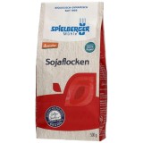 Fulgi de Soia Demeter Bio Spielberger, 100% Naturali, Bogati in Proteine Vegetale, Ideali pentru Vegani, 41g Proteine/100g