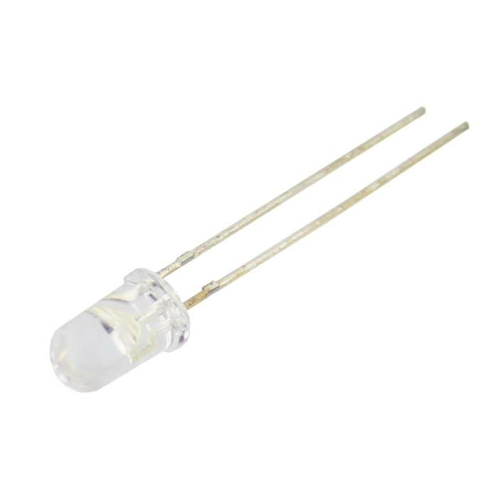 Dioda LED 5mm, galbena, convex, 1.8...2.4V, OPTOSUPPLY - OSYL5111A-PP