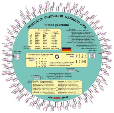 Discheta Verbelor Neregulate Germana, Dragos Stan, Camelia Stan - Editura Astro foto