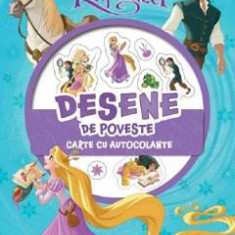 Disney Printese: Rapunzel. Desene de poveste. Carte cu autocolante