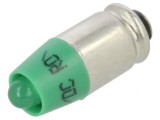 Lampă de control LED verde 24V