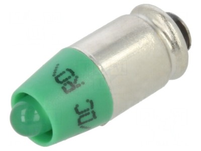 Lampă de control LED verde 24V foto