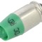 Lampă de control LED verde 24V