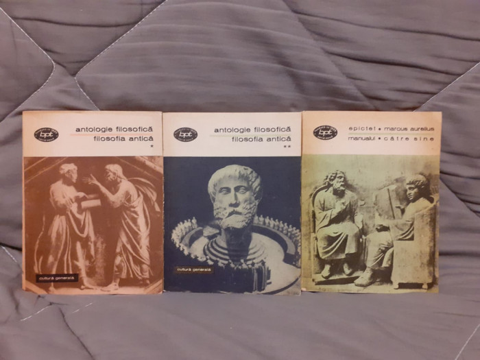 FILOSOFIE ANTICA/EPICTET/MARCUS AURELIUS (3 VOL)