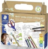 Set pentru colorat + Sticker - Noris Junior, 12 pise | Staedtler