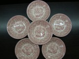 SET / SERVICIU 6 BOLURI / CASTONELE DIN PORTELAN ENGLEZESC