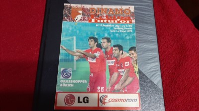 program Dinamo - Grasshopper Zurich foto