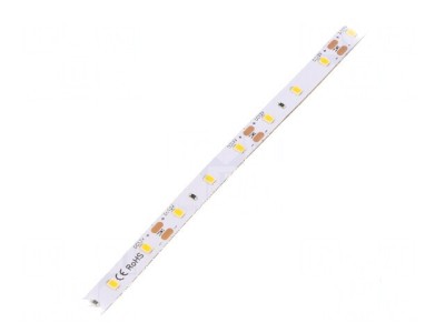 Banda LED albă 2835 60 LED/m 8mm IP33 6W/m CRI 80 foto