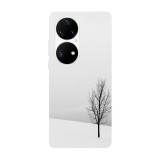 Husa compatibila cu Huawei P50 Pro model Winter desert, Silicon, TPU, Viceversa, Transparent, Carcasa