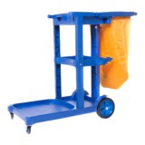 Cumpara ieftin Carucior Hotelier Limpio C011, 3 Rafturi, Sac Textil, 1140x510x980 mm