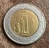 C50 - Moneda foarte veche - Mexic - 1 peso - 1998